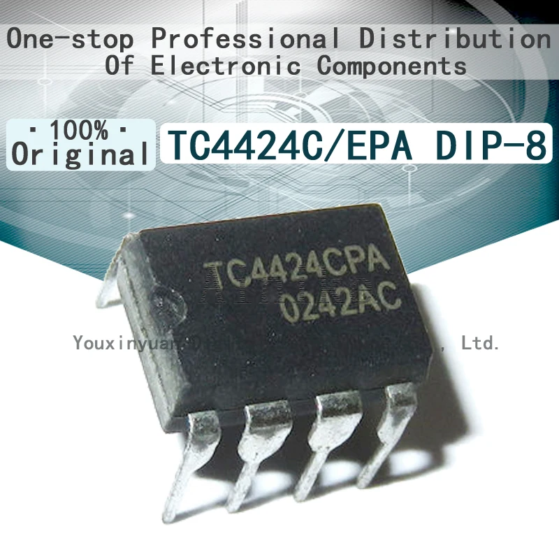 10/Buah Baru Asli TC4424 TC4424CPA TC4424EPA DIP-8 MOSFET Power Driver IC