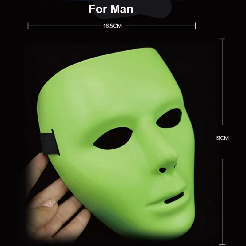 Hip-Hop GHOST DANCE JabbaWockeeZ Mask for Men and Women Halloween Luminous Face Mask