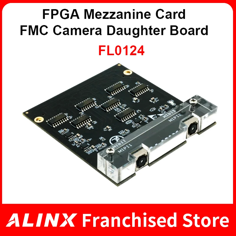 

ALINX FL0214: Dual Lens MIPI 1.3 Megapixel IMX214 CMOS Camera FMC Daughter Card for FPGA Board