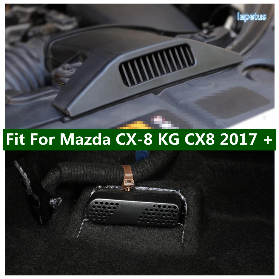 

Storage Box Phone Tray Accessories For Mazda CX-8 KG CX8 2017 - 2021 Under Seat AC Vent Protector / Engine Air Inlet Cover Trim