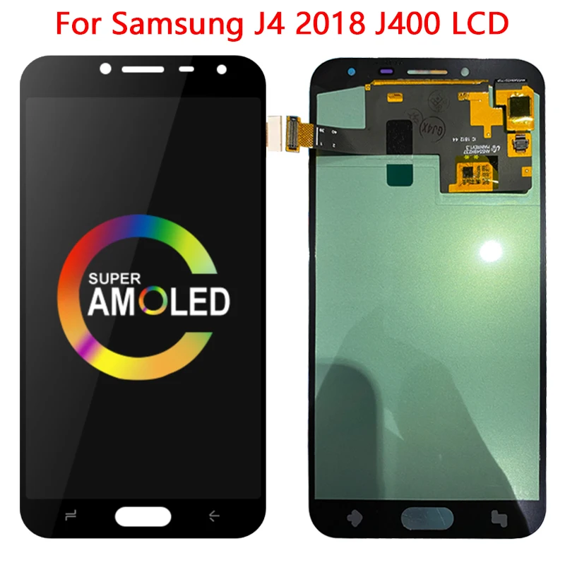 SUPER AMOLED J400 LCD For Samsung  J4 2018 J400 J400F J400G LCD Display Touch Screen Digitizer Assembly SM-J4 2018 LCD