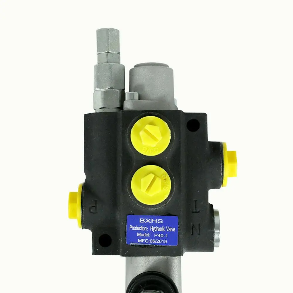 Valvola di controllo direzionale idraulica a 1 bobina, funzionamento manuale, 13GPM, 3600PSI