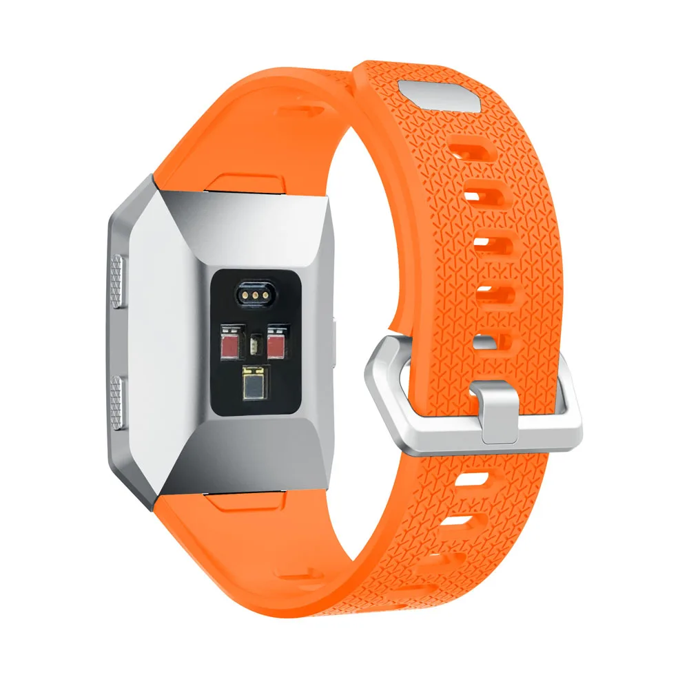 L/S ขนาดซิลิโคนสายรัดข้อมือกีฬาสายรัดข้อมือสำหรับ Fitbit Ionic Smartwatch สร้อยข้อมือสำหรับ Fitbit Ionic Correa