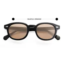 Vintage Round Acetate Sunglasses #3