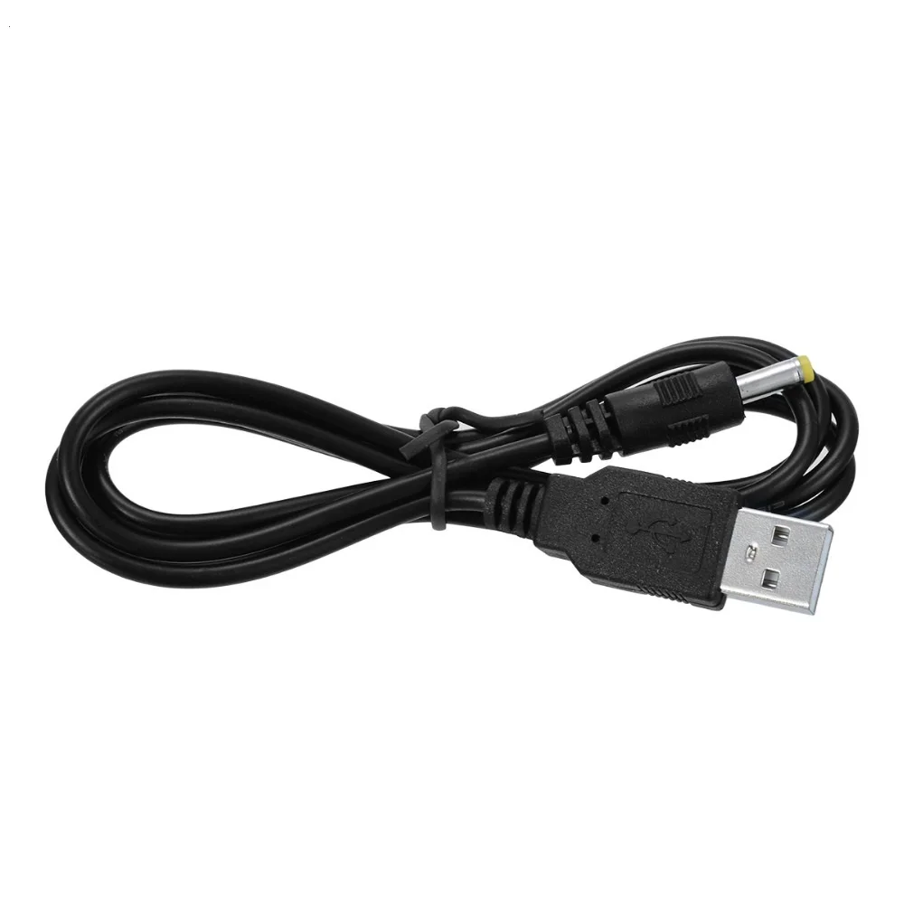 USB A to DC 5V 4.0mm/1.7mm Power Adapter Cable Lead 80cm Charger replacement fit for Sony PSP