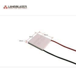 Peltier TES1-12706 & TES1-12760  , voltage : 12V , current : 6A , power : 72W , size : 30*30*2.8