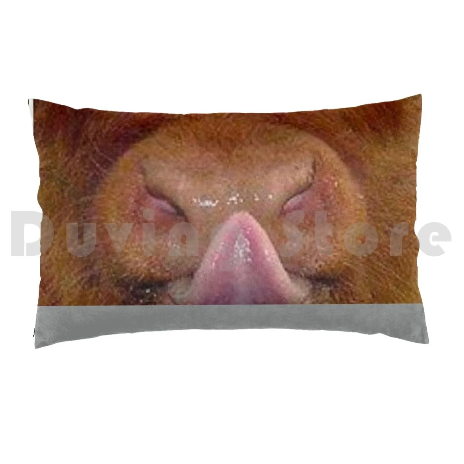 The Smile Collection-Cow Pulling Tongues Pillow Case DIY 50*70 Smile Cow Lick Big Nose Nose Colourful