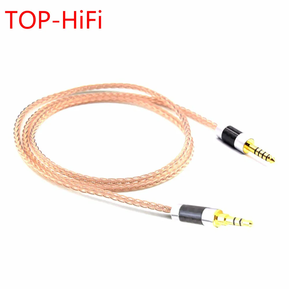 TOP-HiFi Free Shipping DIY 4.4mm Balance Male to 3.5mm Male Audio Cable Hi-end Aux Upgrade Cable for WM1A/1Z PHA-1A/2A Z1R