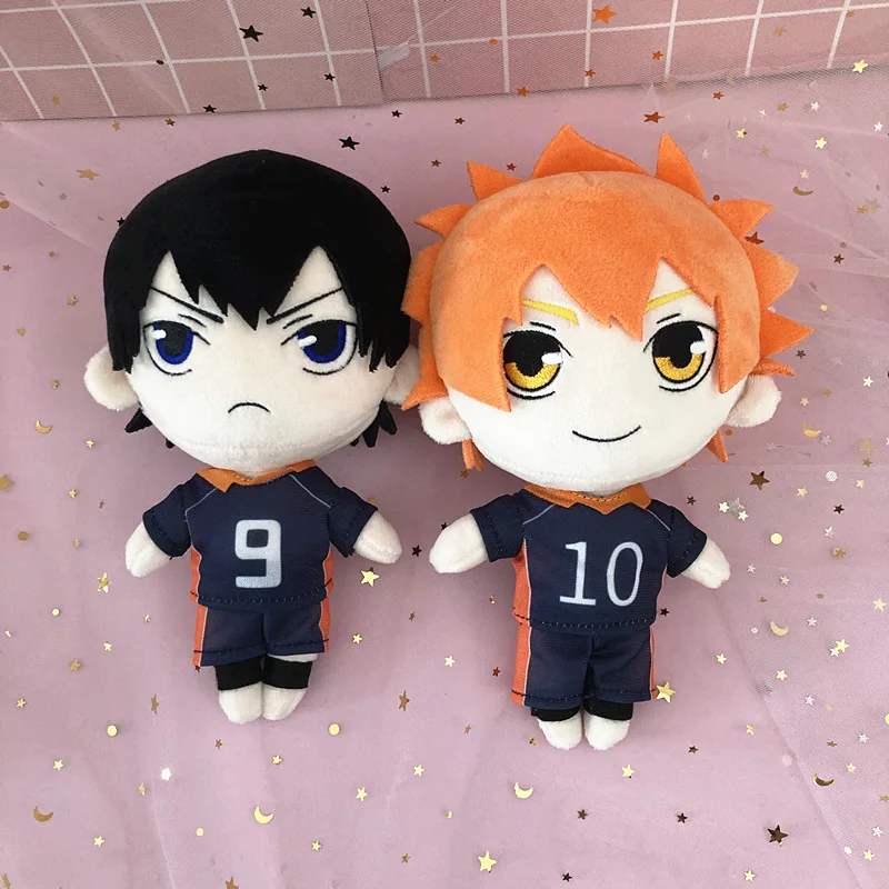 20cm Haikyuu Plush Toy Amine Volleyball Hinata syouyou Tsukishima kei Oikawa Tooru Cute Stuffed Doll Toys For Kid Birthday Gifts