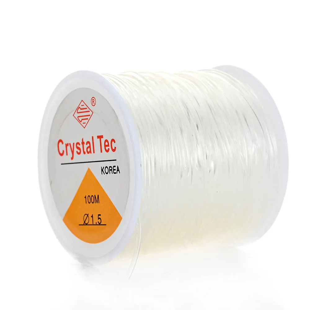 0.5-1.5mm Elastic Cord String for Jewelry Making