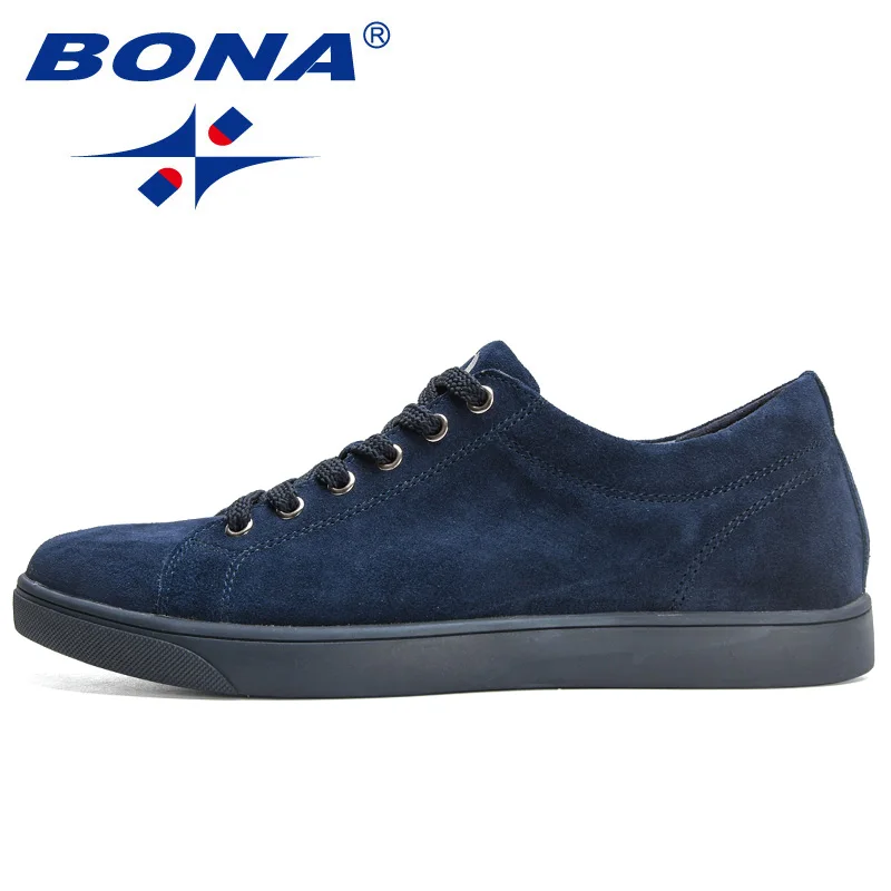 BONA 2022 New Designers Classics Casual Shoes Men Suede Breathable Outdoor Light Sneakers Man Skateborading Footwear Mansculino