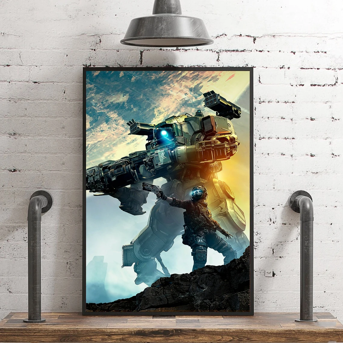 Titanfall 2 Video Game Poster PC,PS4,Exclusive Role-playing RPG Game Canvas Custom Poster Alternative Artwork Gift