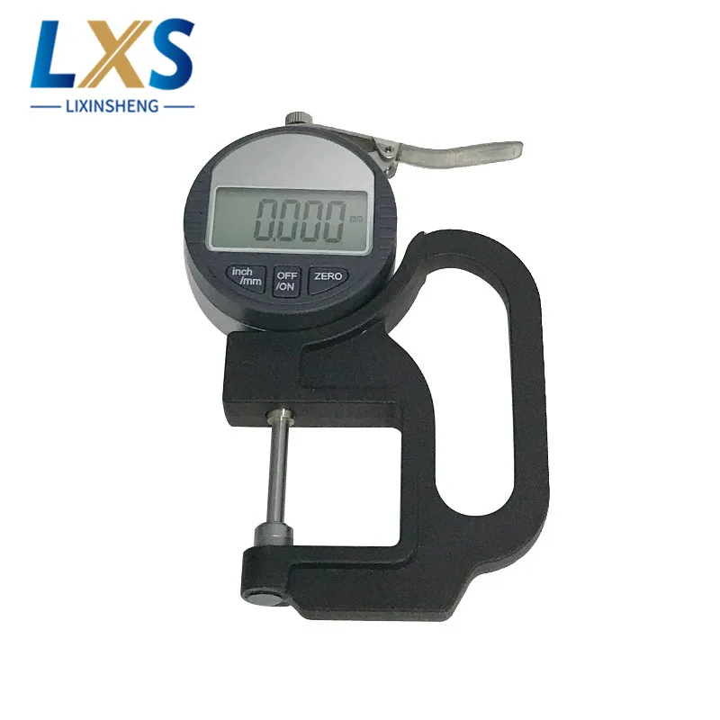 Fabric/Paper/Film Digital Thickness Gauge 0~25mm Mini Digital Display Micrometer Thickness Gauge