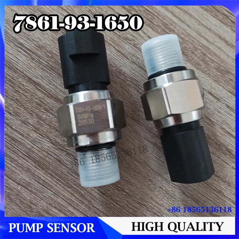 Excavator Spare Parts PC300-7 PC360-7 Hydraulic Main Pump Pressure Sensor Switch 7861-93-1650 for Komatsu