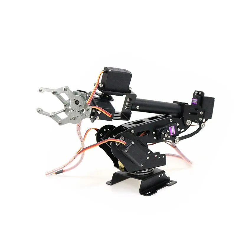 Wifi bt PS2制御8自由度マニピュレータアーム金属機械式手のアルミニウム合金ロボットマニピュレータabbアーム金属爪