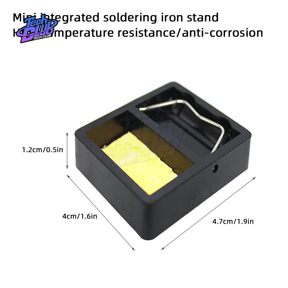 Mini mihavya standı tutucu temiz sünger aracı aksesuarları ile kaynak lehim standı