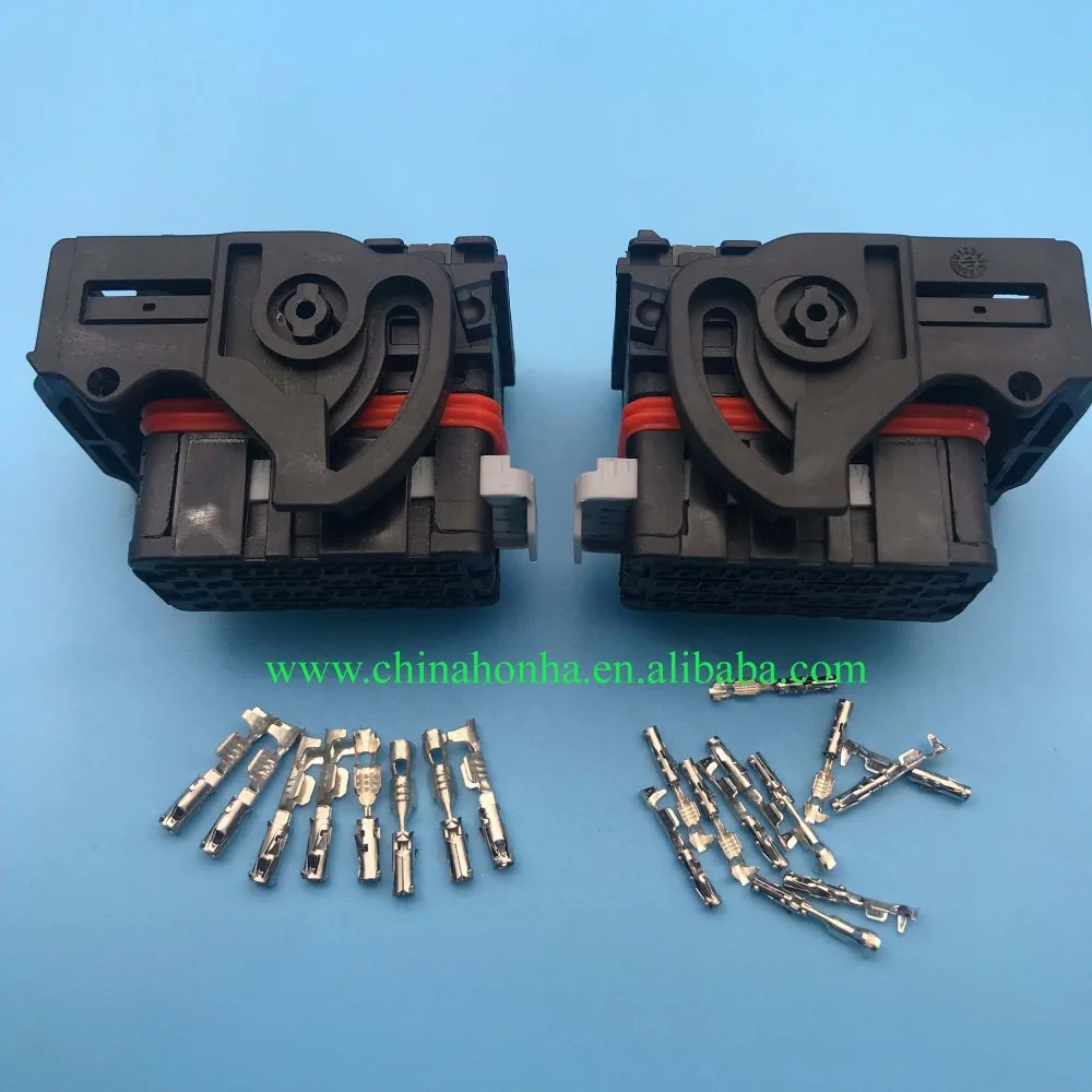 

ECU female 48 pin for 5007620481automotive central contral system wire harness Connectors pcs kits 643201311 with crimp terminal