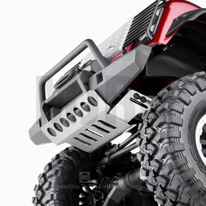1 Pcs Simulation Metal Front Guard Stainless Steel Armor for 1/10 RC Crawler Car Traxxas TRX4 Defender