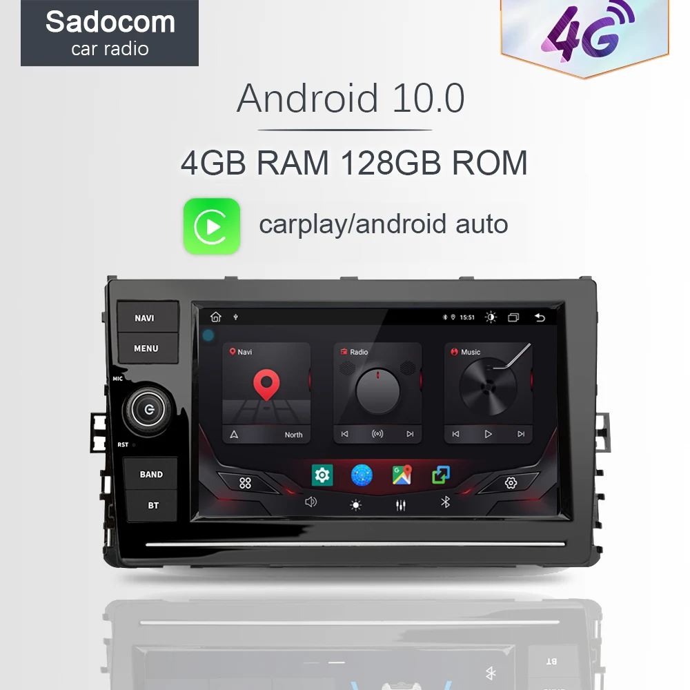 4G LTE 8'' Android 11.0 Car DVD Player 8 Core 4GB RAM 64G ROM Radio car radio For VW Bora Lavida CC magotan golf polo sagitar