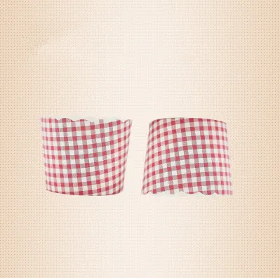 Fundas de celosía roja para decoración de cupcakes, mini tazas de alta temperatura baratas, utensilios para hornear, suministros para fiestas, envío gratis