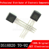 5PCS/LOT DS18B20 18B20 TO-92 Temperature sensor New and Origianl DS18B20 TO92 DS18B20 18B20