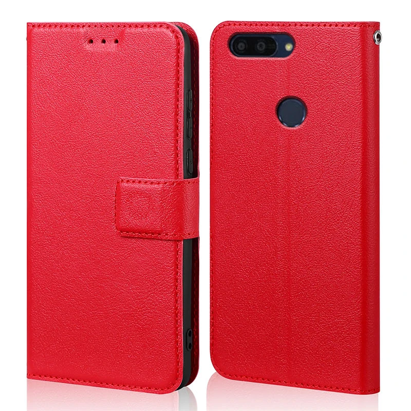 Silicone Cover for Lenovo K5 2018 K350t Case Cover Luxury Leather Flip Case for Lenovo K5 2018 K350t Protective Phone Case