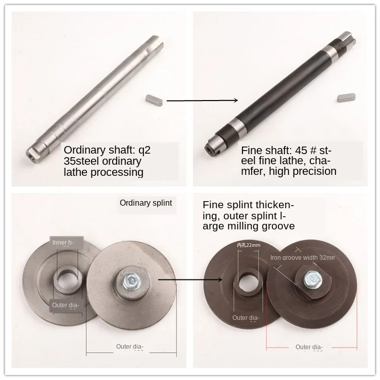 Simple woodworking table saw spindle table saw shaft assembly 205 table saw shaft bearing housing saw shaft