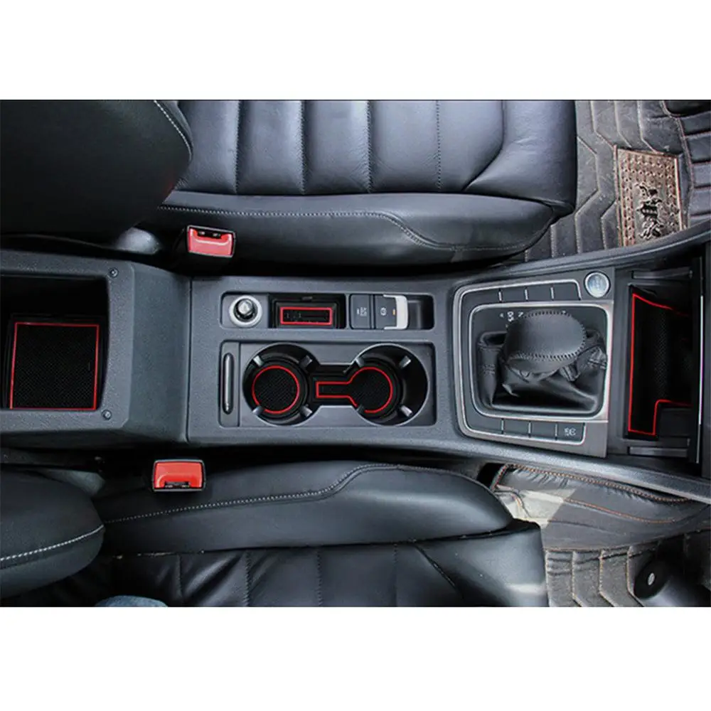 RUIYA-Polymères coordonnants pour rainure de porte de voiture, coussinets de fente de porte, accessoires intérieurs automatiques, Golf 7 7.5 R GTD GTI GTE 2016 2017 2018 2019