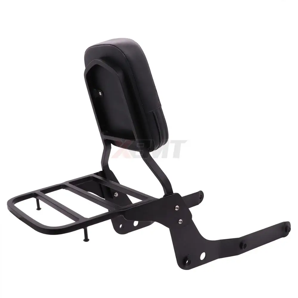Motorcycle Backrest Sissy Bar Luggage Rack For Honda Shadow Aero 750 VT750 VT750C 2004-2022