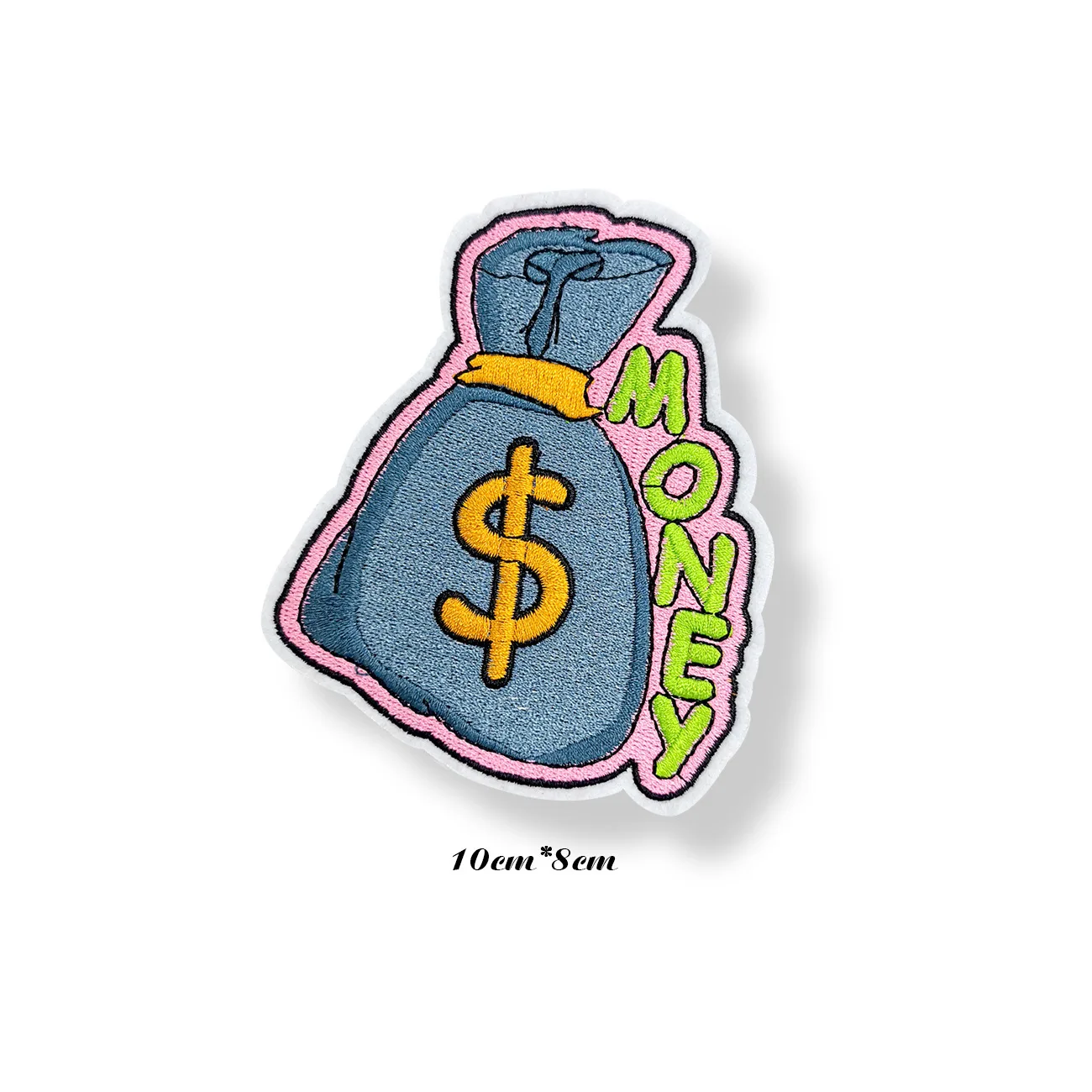 New Rich Money Dollars Iron On Patch Embroidered Embroidery Clothes Patch For Clothing Clothes Apparel Accessories