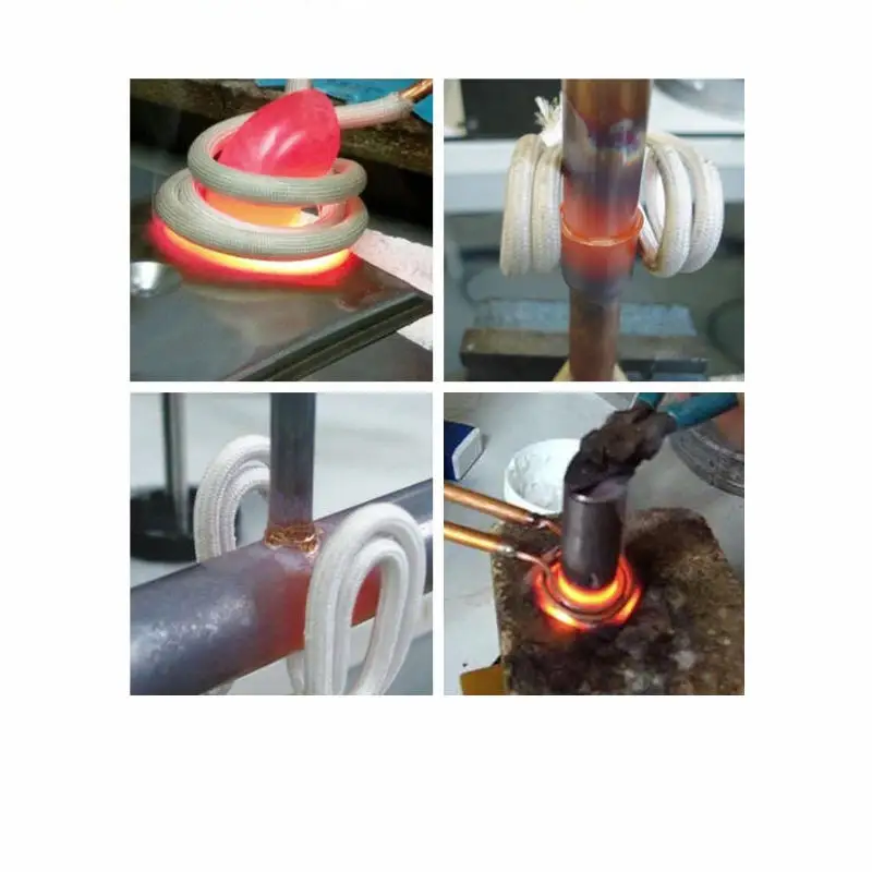 맞춤형 특수 가열 구리 코일, ID 60mm 및 4 사이클 링 포함