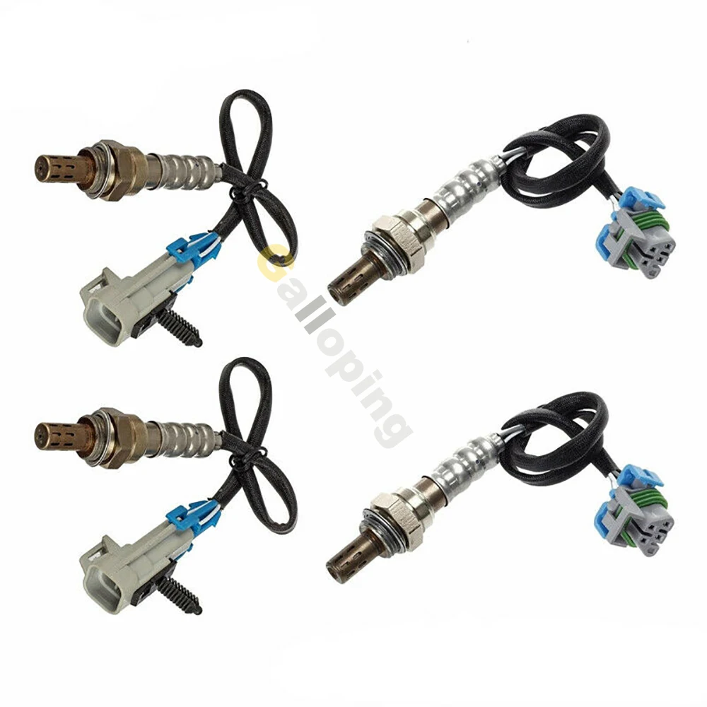 4pcs O2 Oxygen Sensor for Saturn Vue Outlook Buick Enclave GMC Acadia 3.6L Upstream Downstream 4 Wires Lambda Car Accessories