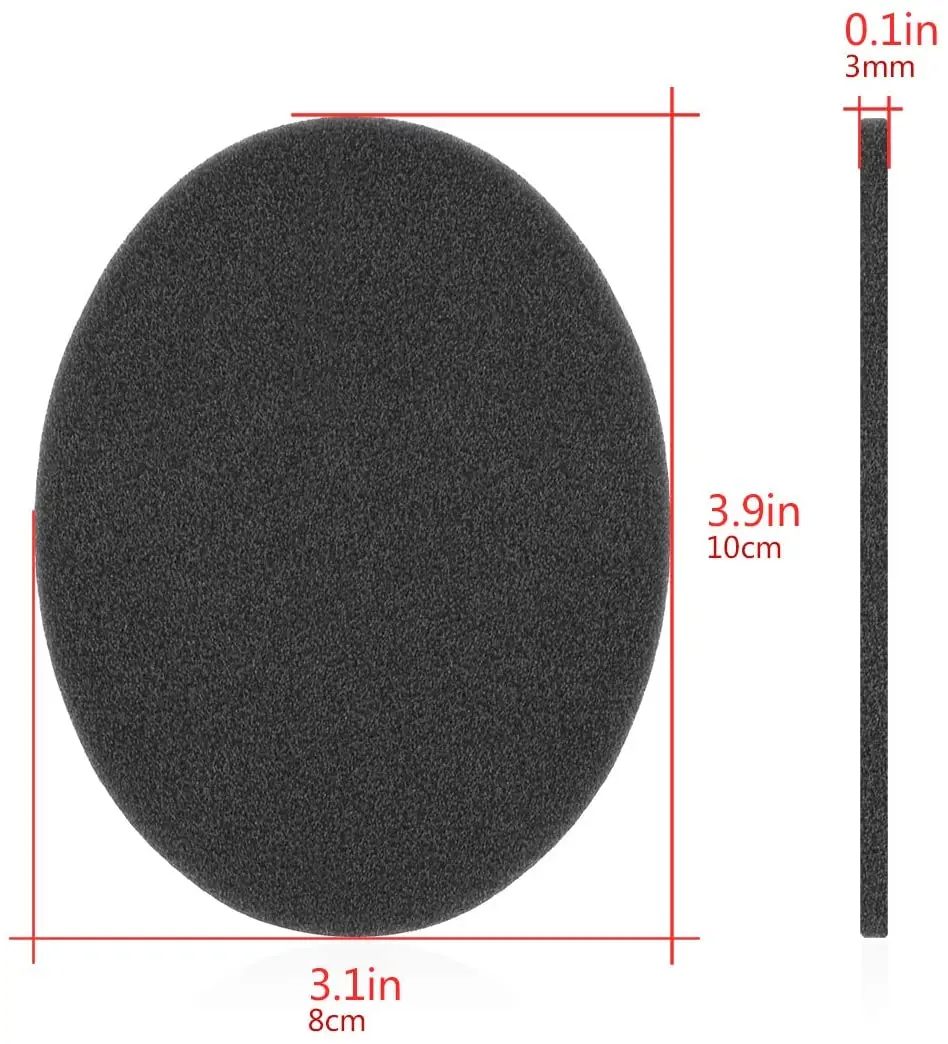 Sennheiser 헤드폰 용 Earpads 쿠션 HD545, HD565, HD580, HD650, HD600, HD598 (2pcs)