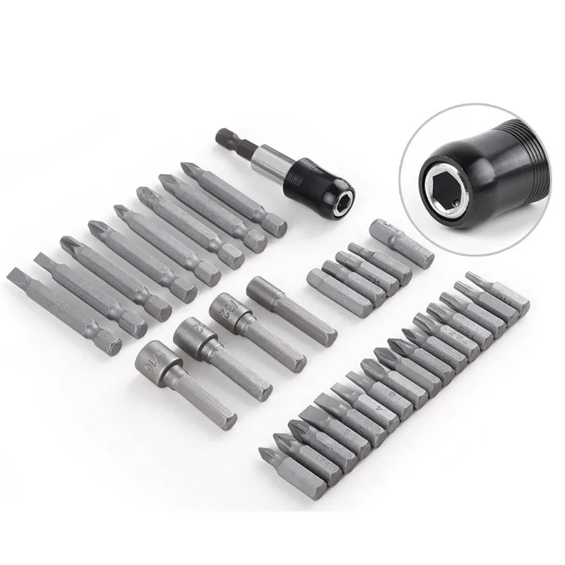 multifunction Screwdriver bit set 34pcs Slotted phillips hexagon screw driver Hardware tool combination hand tools