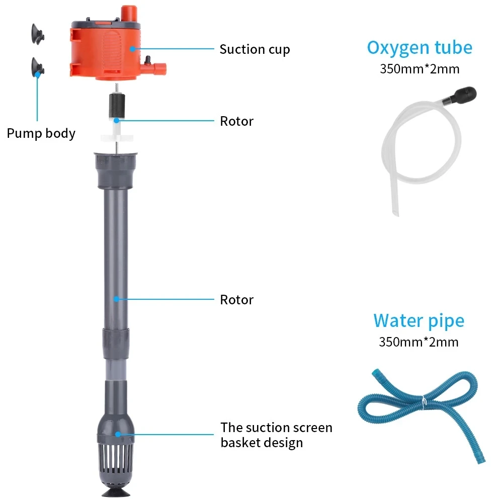 3-in-1 wielofunkcyjny filtr akwariowy pompa wody do akwarium Fish Tank wody obiegowej Spray zatapialna filtr oczyszczania żółw T