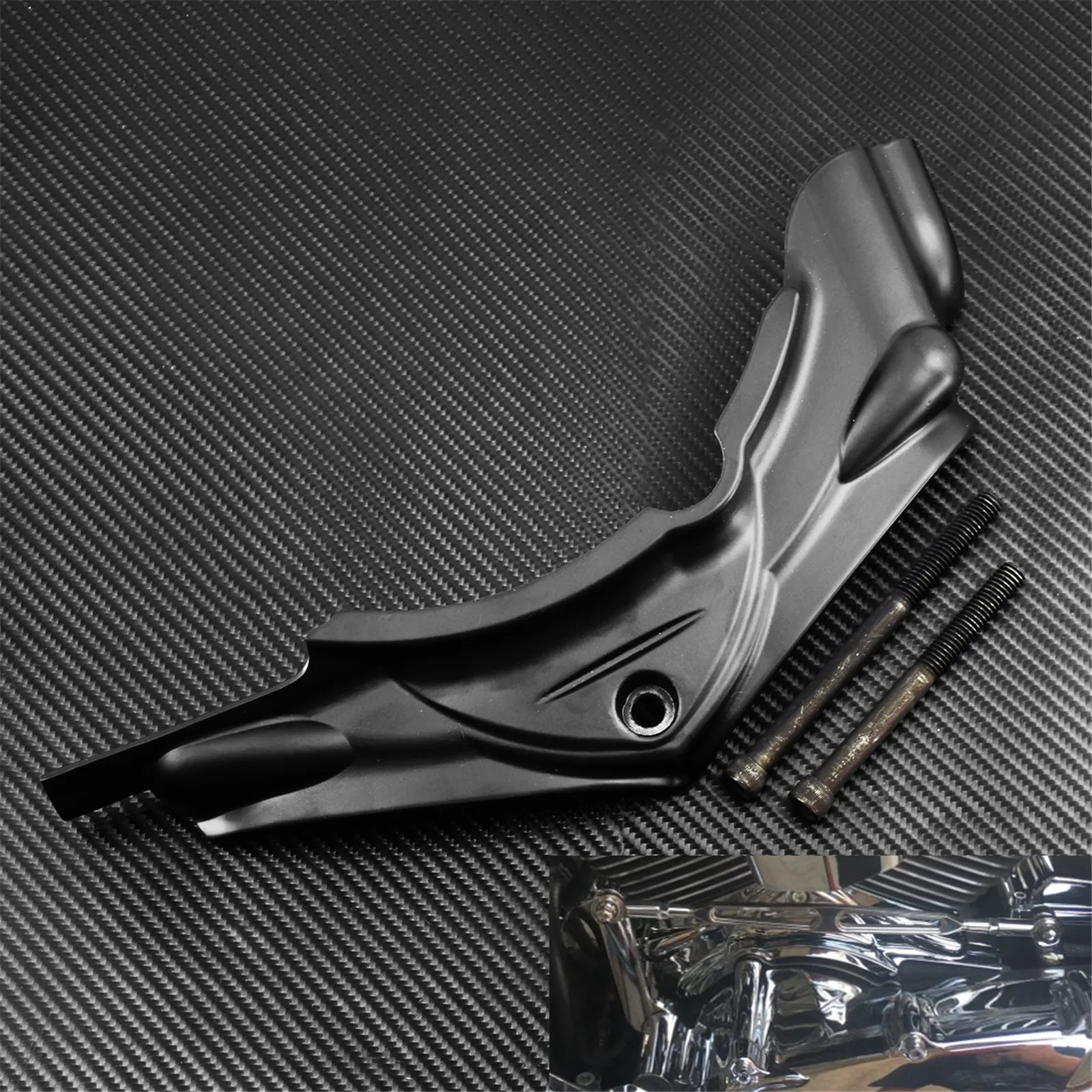 Motorcycle Rear Cylinder Base Cover Side Cover Starter Cover Chrome/ Black For Harley Touring Electra Road Glide FLHT FLHR Dyna