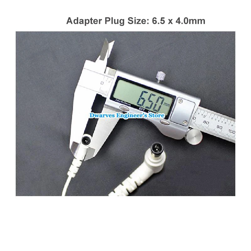 Genuine 19V 1.3A AC Adapter White ADS-40SG-19-3 19025G Power Supply for LG Charger 6.5x4.0mm