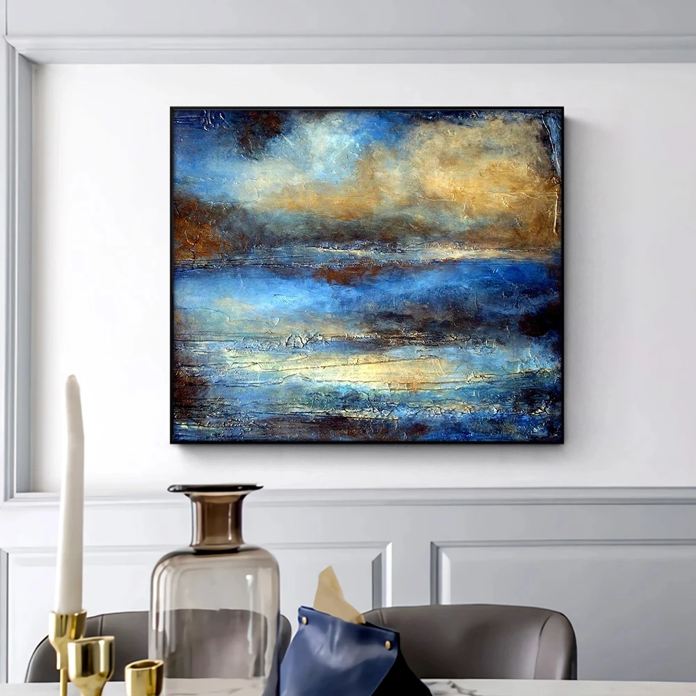 

100% Handmade Large Abstract Painting Modern Abstract Oil Painting Hand Painted Office Home Wall Art Abstract Canvas Art