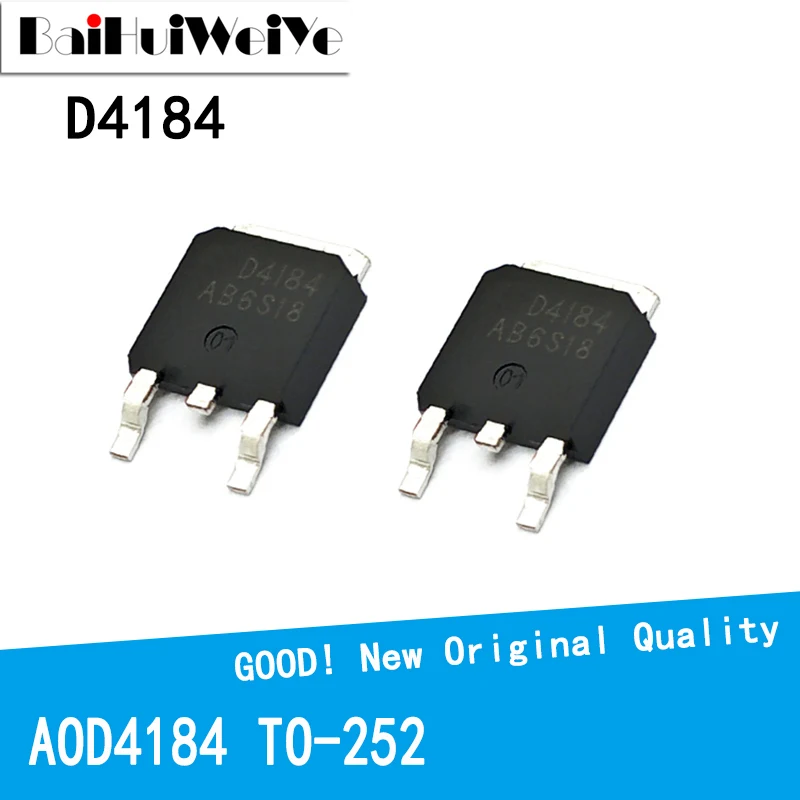 

10PCS/LOT AOD4184A AOD4184 AOD4184L OD4184 D4184 40V 50A TO-252 TO252 MOS FET New and Original IC Chipset