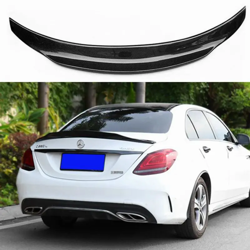 

C Class 4DOORS PSM Style Carbon Fiber Rear Spoiler For Mercedes Benz W205 Coupe 2015+ C63 AMG C200 C250 C350