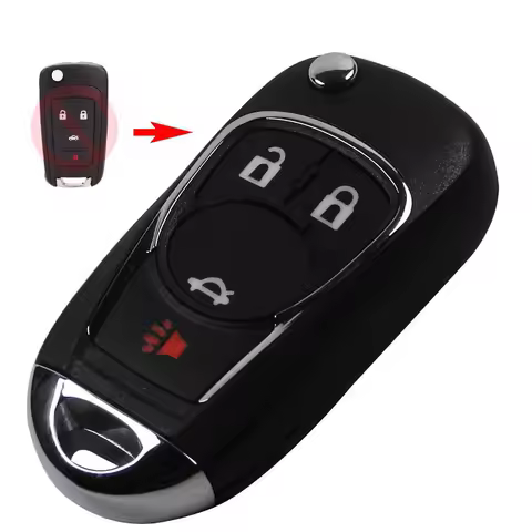 jingyuqin 2/3/4/5B Modified for Chevrolet Chevy Equinox Camaro Volt Spark Malibu Cruze Sonic Flip Key Fob Shell Case