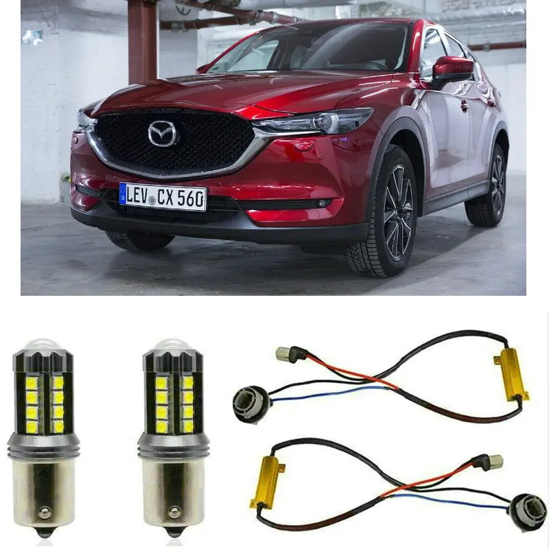 

Fog lamps for MAZDA CX-5 KF 2016.11 - Stop lamp Reverse Back up bulb Front Rear Turn Signal error free 2pc