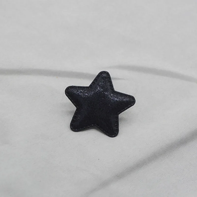 30pcs/lot 5cm star Patches Appliques for Craft Clothes Sewing Supplies DIY Hair Clip Accessories