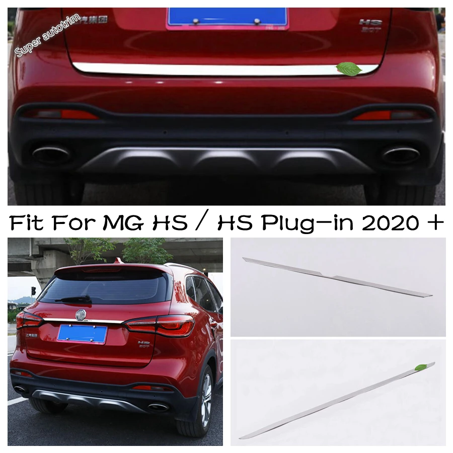 

Tail Gate Cover Trim Rear Trunk Back Door Handle Styling Garnish Stainless Steel Accessories For MG HS / HS Plug-in 2020 - 2022