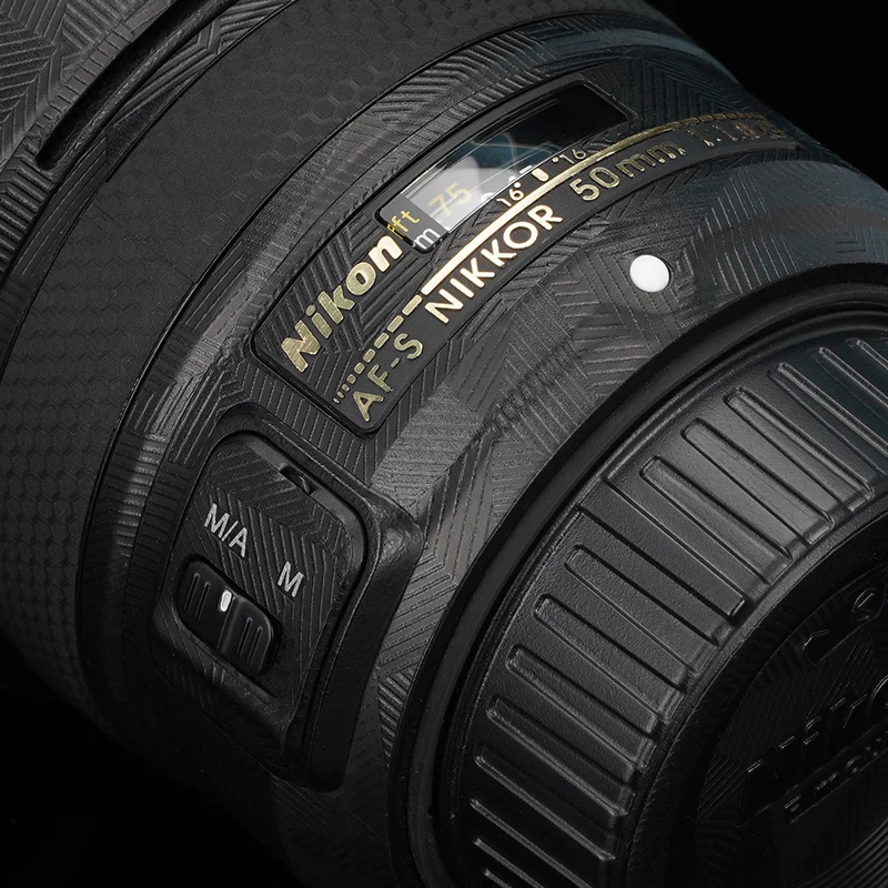 Película protectora de lente SLR para NIKON AF-S 50F1.8G, Protector de lente, antiarañazos pegatina, película de envoltura de lente