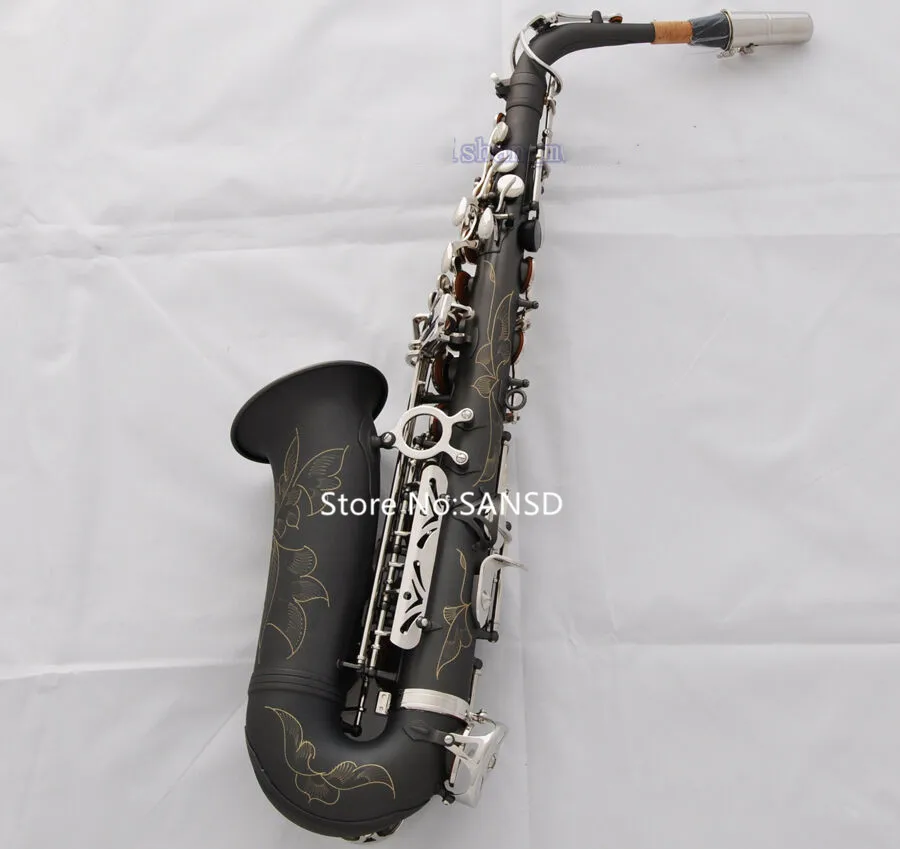 Brand New JUPITER Alto Saxophone Eb Tune Black Nickel Professional musical instrument with Case Free Shipping