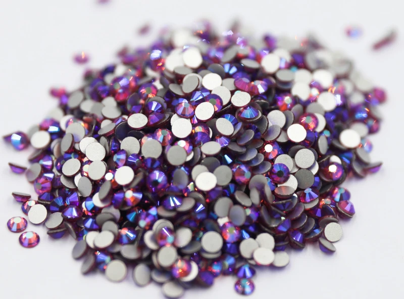 

Rose AB SS3~SS30 Non Hotfix Rhinestone стразы Flatback Glass Stone Nail Rhinestones Diamond For DIY Nail Decorations