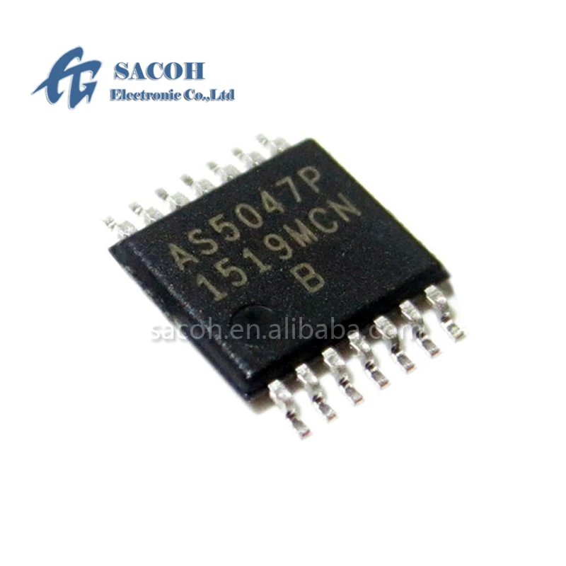 1PCS/lot New Original AS5047P-ATSM AS5047P or AS5047P-ATST AS5047 SSOP-14 14-bit On-Axis Magnetic Rotary Position Sensor