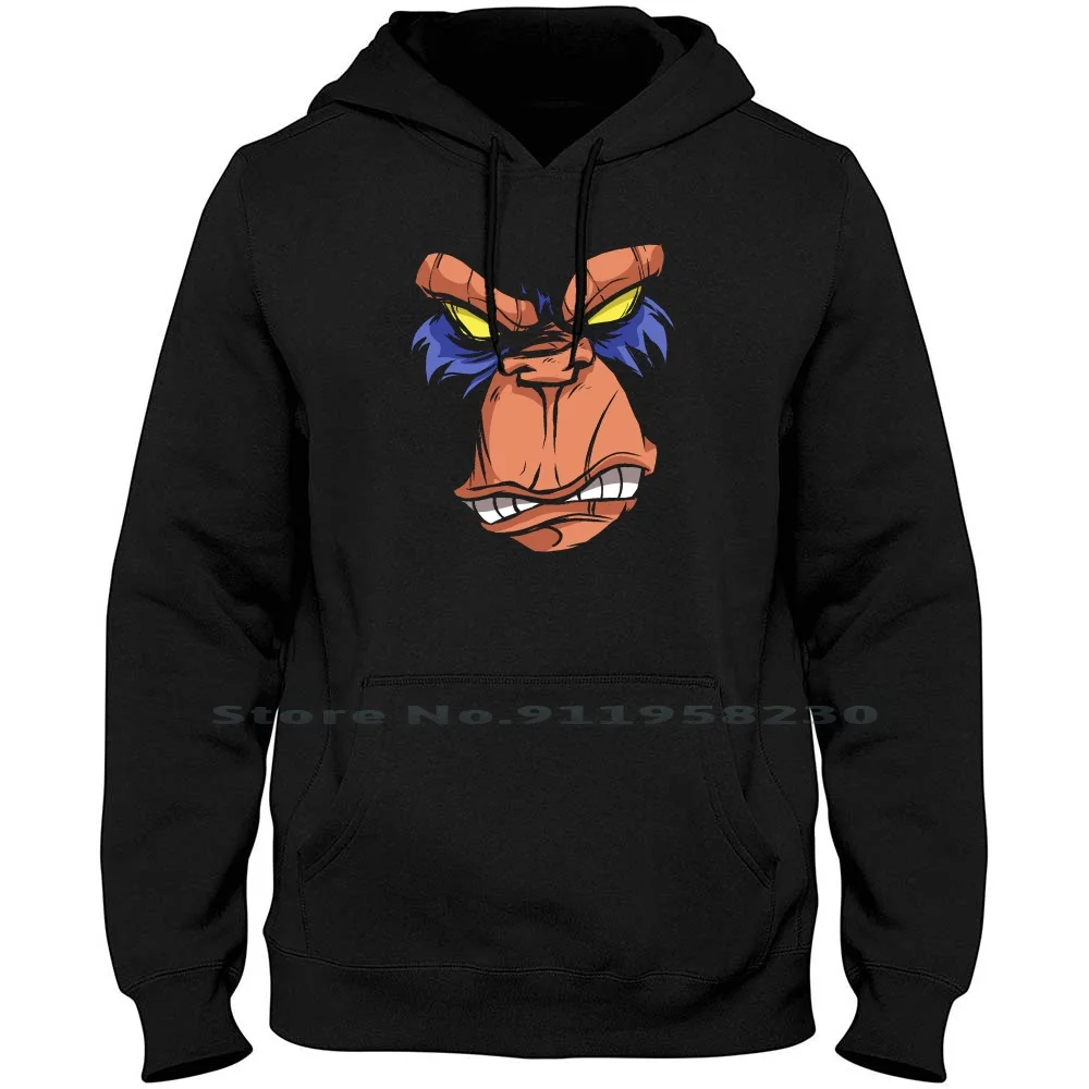 

Angry Ape Men Women Hoodie Pullover Sweater 6XL Big Size Cotton Cartoon Movie Comic Tage Game Ape Age Ny Me Funny Anime Movie