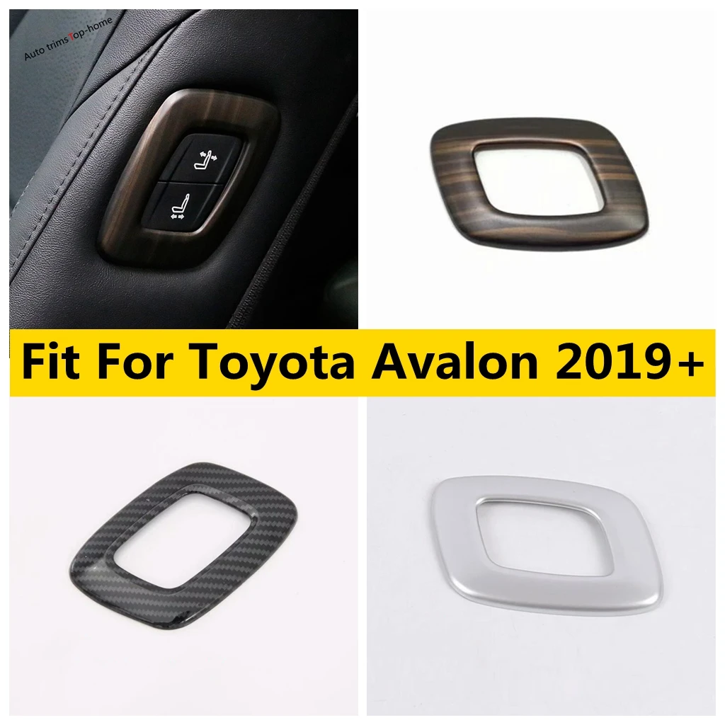 

The Co-pilot Seat Adjustment Button Switch Decoration Cover Trim ABS Interior Accessories For Toyota Avalon 2019 - 2023